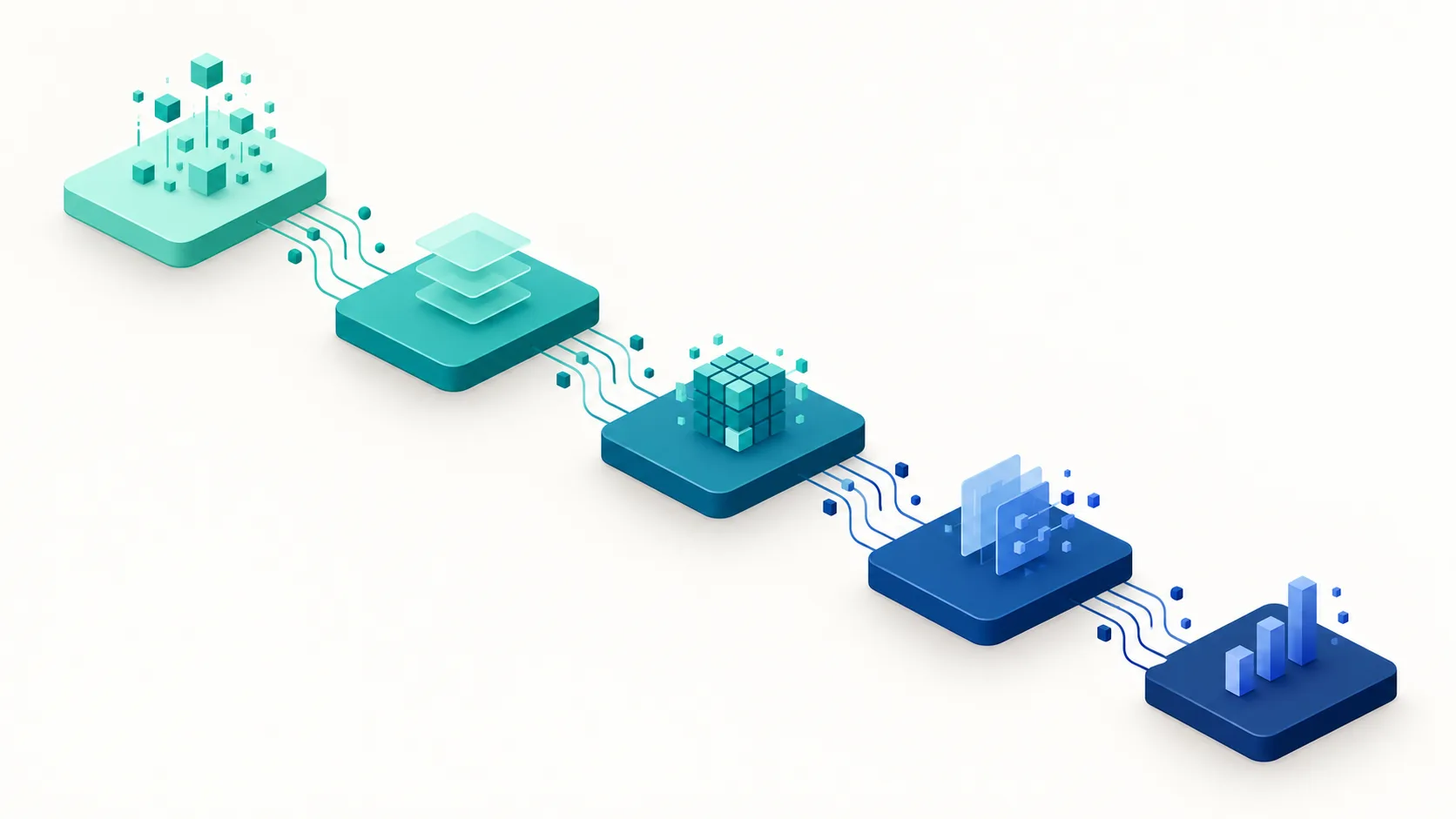 The five stages Navionyx IQ uses to build a vehicle baseline from GPS history